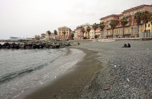 Am Strand von Pegli / nahe Genua