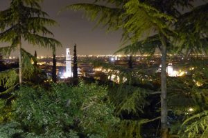 Verona, Blick vom Campeggio Castel San Pietro am Abend