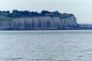Die white cliffs of Dover im Trüben